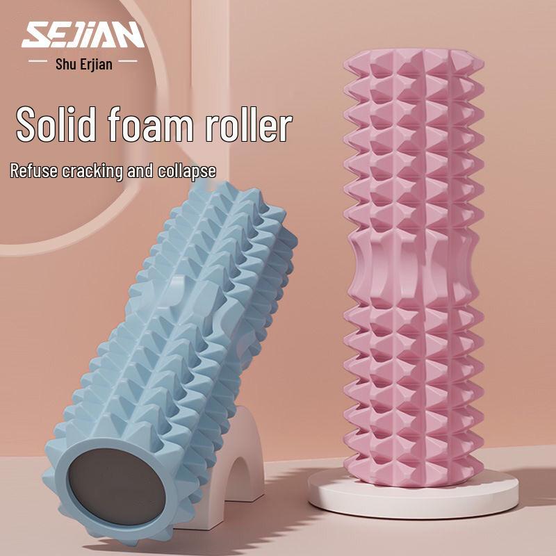 Συμπαγής Κύλινδρος Μασάζ από Αφρό EVA για Μυϊκή Χαλάρωση και Γιόγκα