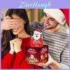 Weihnachtsgeschenkbox mit rotem Weihnachtsmann für Feiertagspartys, Überraschungen und Geldgeschenke