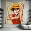 One Piece Monkey D Luffy Nástěnná tapisérie Estetické závěsné dekorace na stěnu Tištěná látková přikrývka Dekorativní tapisérie pro ložnici Obývací pokoj Domácí dekorace