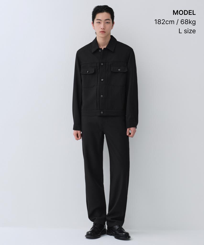 Musinsa Standard Formal Trucker Jacket [Black]