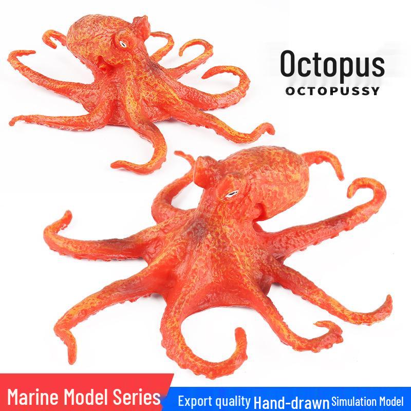 Octopus Model: Micro-Landscape Marine Science Education Decor Toy