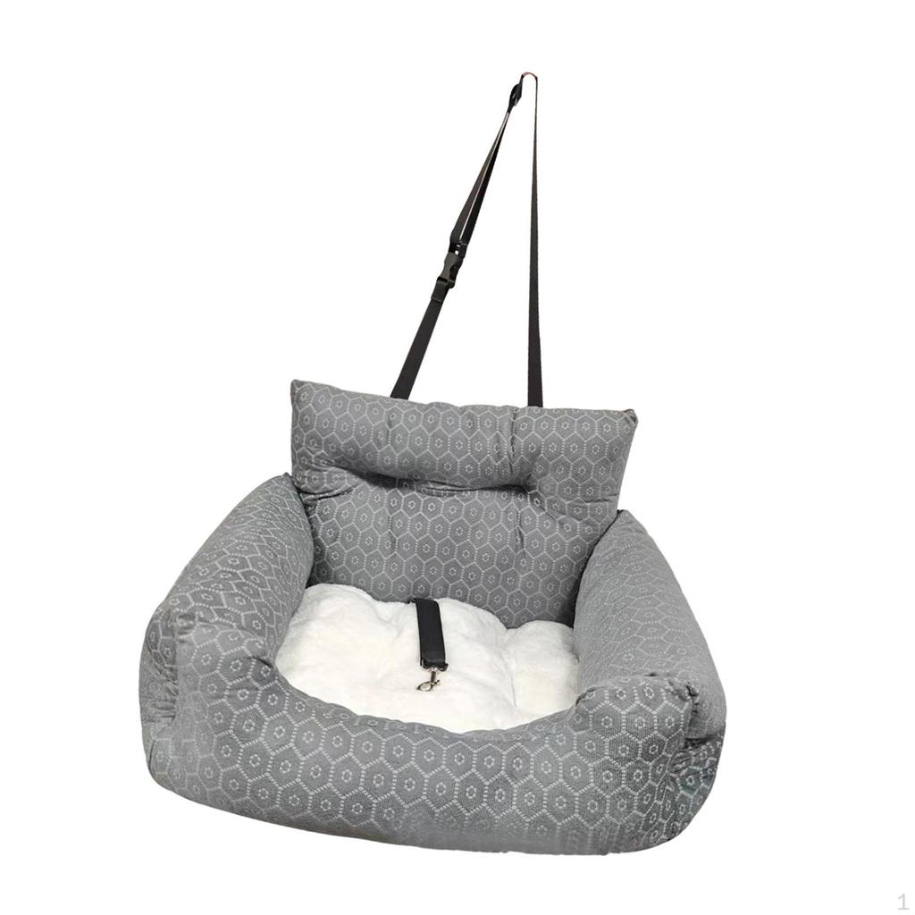 Booster Dog Car Seat Portable Comfortable Outdoor Kennel Pet SUV for Large Cats Puppies