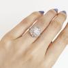 Lindon Classic Ring For Women With Round Shape Zircon Wedding Party Gift  Size 6-10