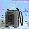 10000mAh Waist Fan 5 Speeds Light Portable Waist Fan 40H Hands-Free Cool All Summer Wearable Neck Fan For Work Travel