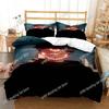 3D Print Anime Jujutsu Kaisen Gojo Satoru 3D Bedding Set Duvet Cover Pillowcases Single Twin Full Queen King Size Home Decor Qui