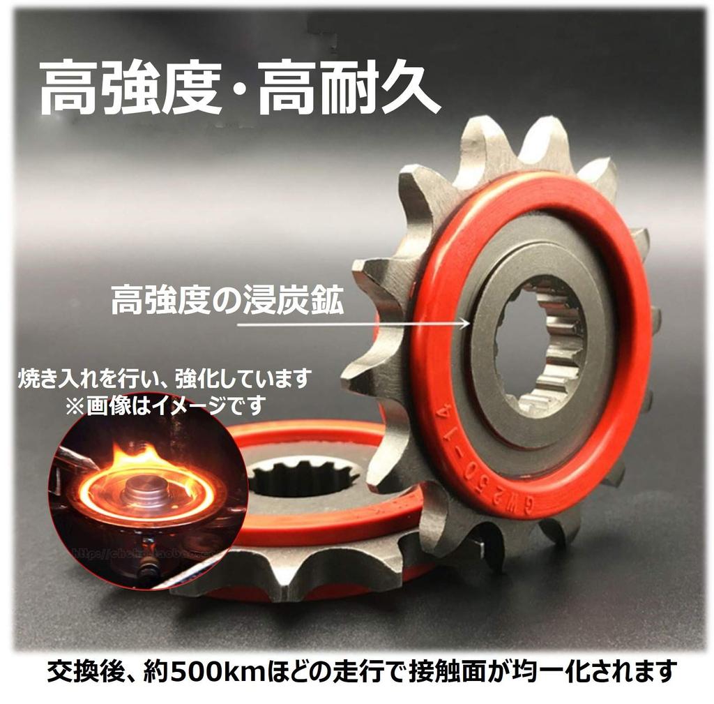 [CFT TIME] GSR250 GSX250 (15T) V-Strom 250 15T Sprocket, Silent, High Strength, Heavy Duty