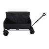 Folding Wagon Cart Sofa Oxford Cloth Rainproof Multifunctional Camping Cart Sofa Chair with PU Wheels for RV Outdoor Fishing
