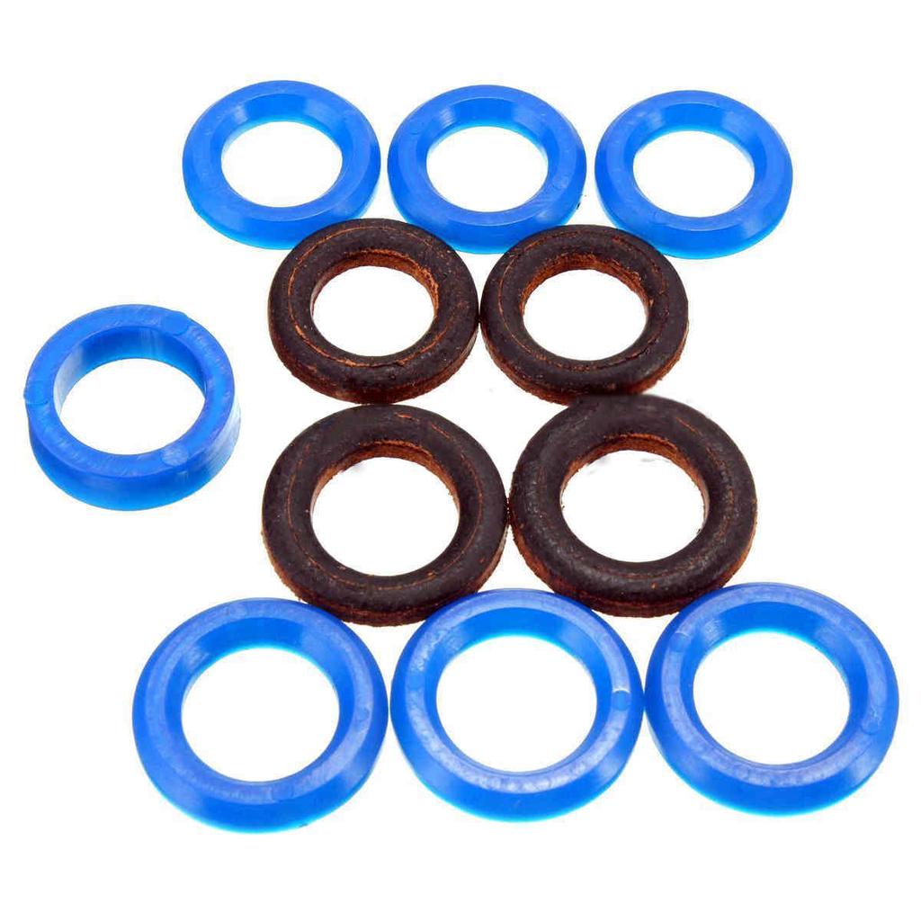 11Pcs Airless Spray Seal Ring Repair Set 244194 For Spraying Machine Blue&Black