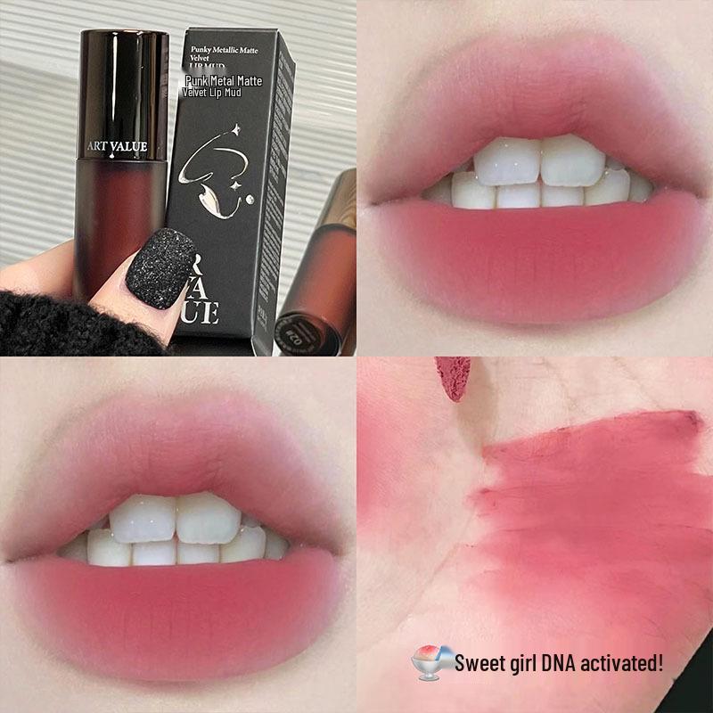 

Art Value Matte Velvet Lip Mud: Rich, Long-Lasting Color Lipstick for Women