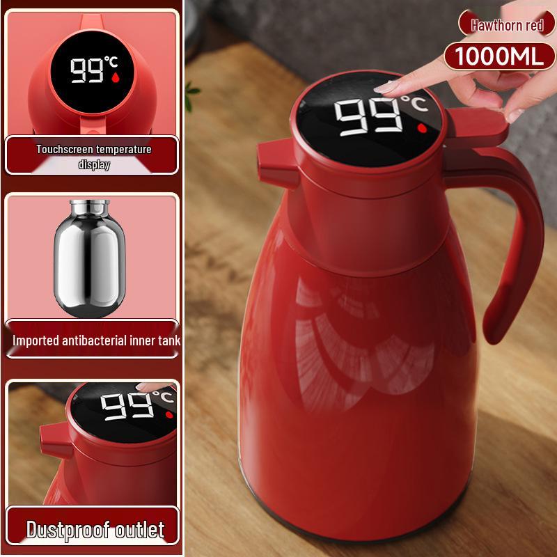 

2024 Большой емкости термос для дома, общежития и офиса - Новая модель для горячей и кипяченой воды 800ml to 2000ml