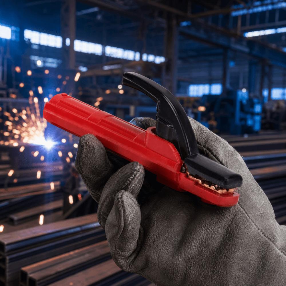 300A/500A/800A Welding Electrode Holder Bent Head Welding Clamp For Motorcycle Joining Repair Tool