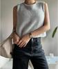 European & American Style Women's Bow Knit Vest Cardigan - Spring/Autumn Casual Fashion