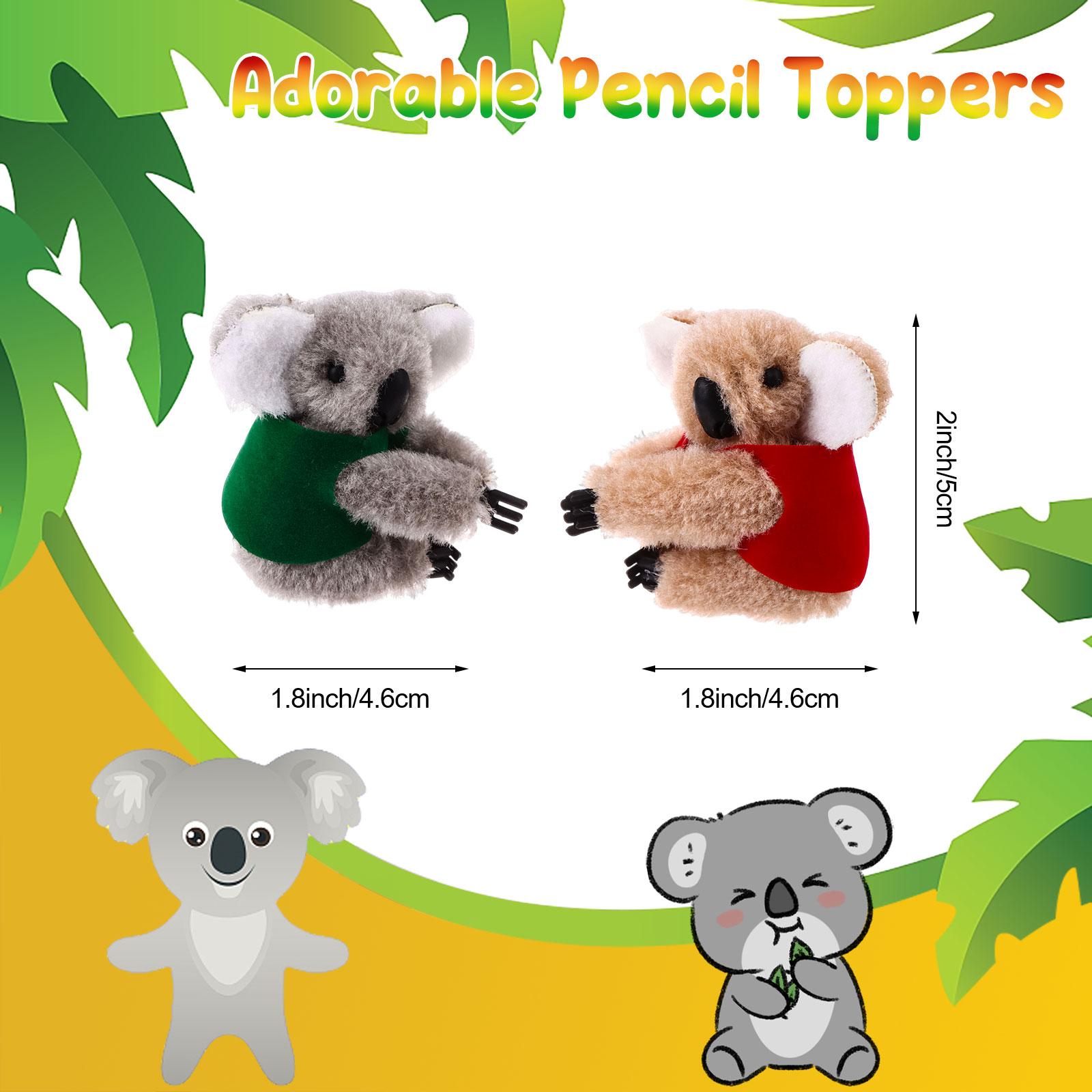 

72 Pcs Koala Clip Buddy Koala Clip Koala Stuffed Animal Pencil Toppers Koala Bear Prizes Fuzzy Koala Bear Hugger Clip Brown