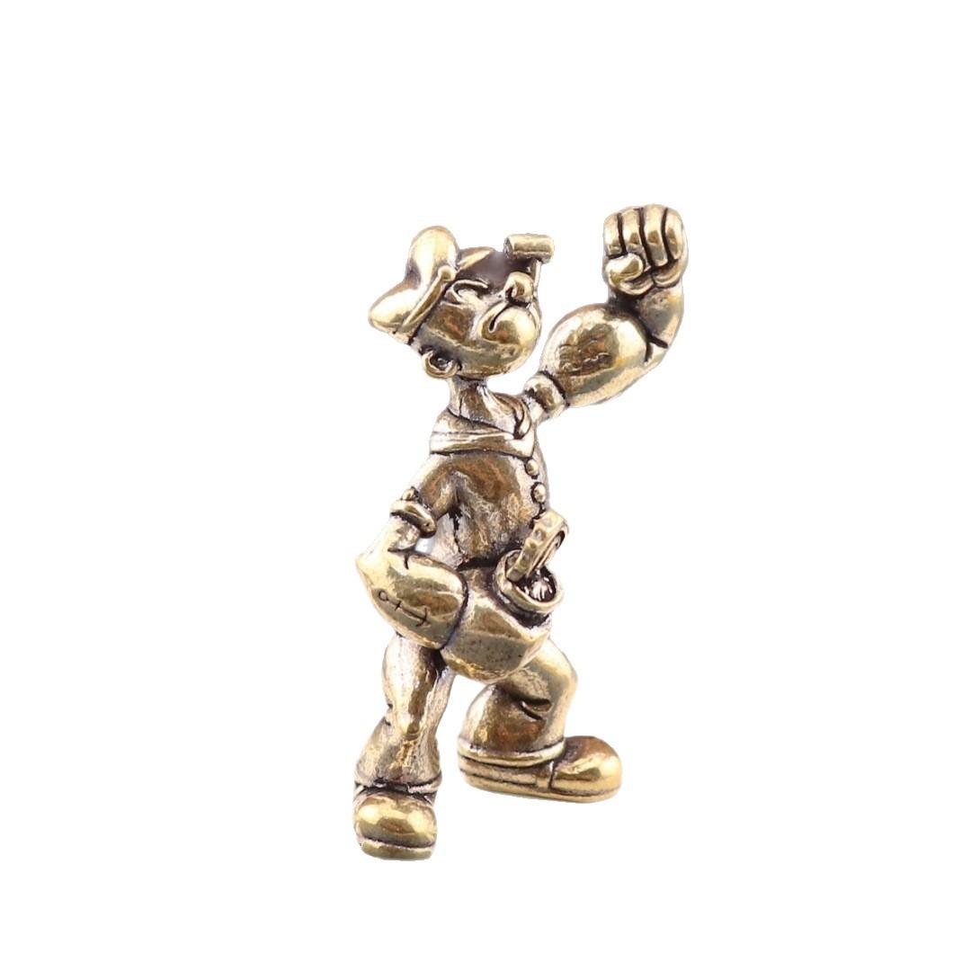 

Латунная наклейка-благовоние в виде китайского талисмана года Быка One Size