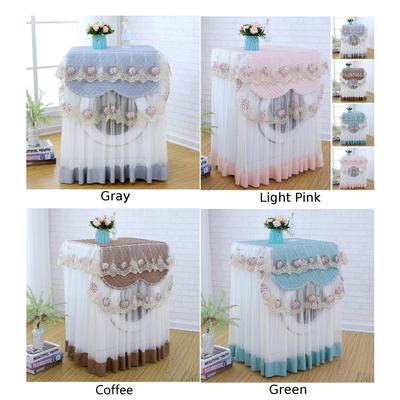 Lace Dust Prote Protector Floral Style Home Decor Potah pračky 4 barvy Lze prát