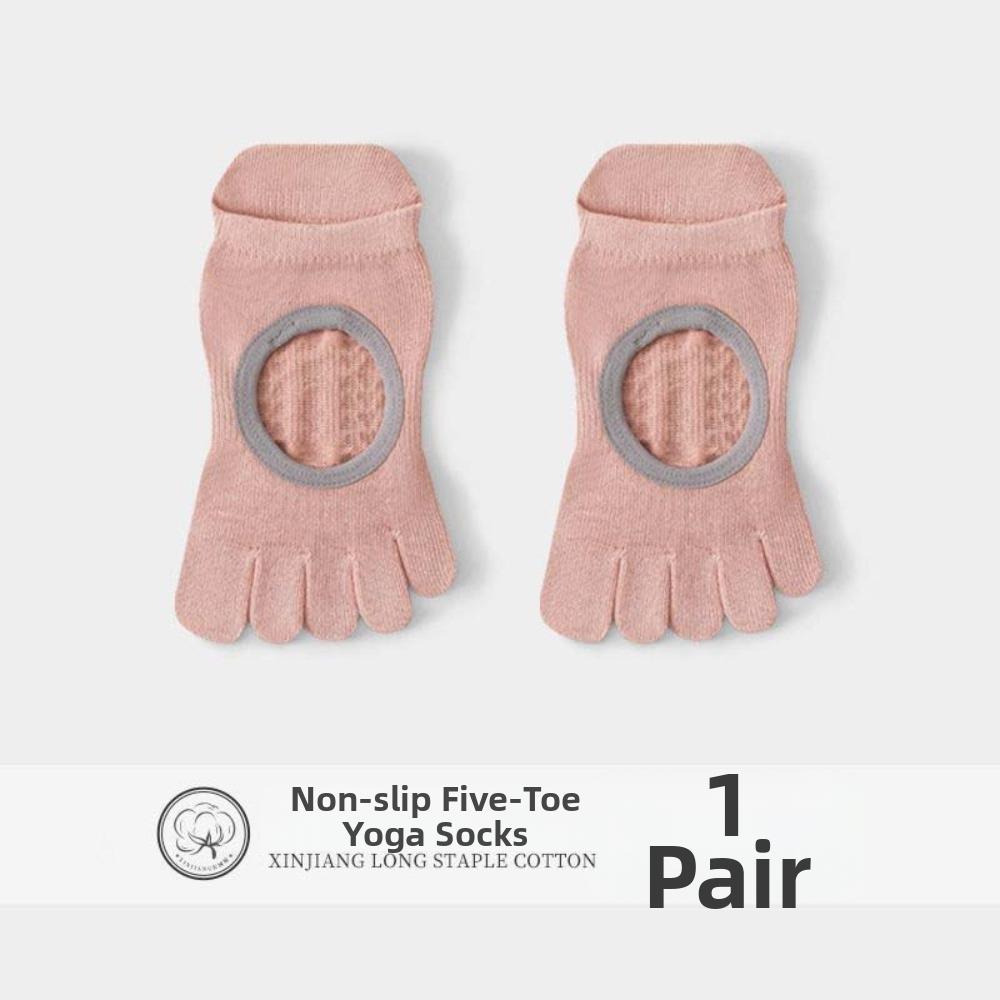 Non-Slip Five-toe Socks Cotton Floor Toe Socks Indoor Socks Women's Short Yoga Socks Spring Summer