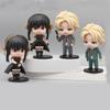 Anime SPY×FAMILY Anya Anime Action Figure Model Gifts Collectible Figurines for Kids 10CM 6 Pieces In A Set