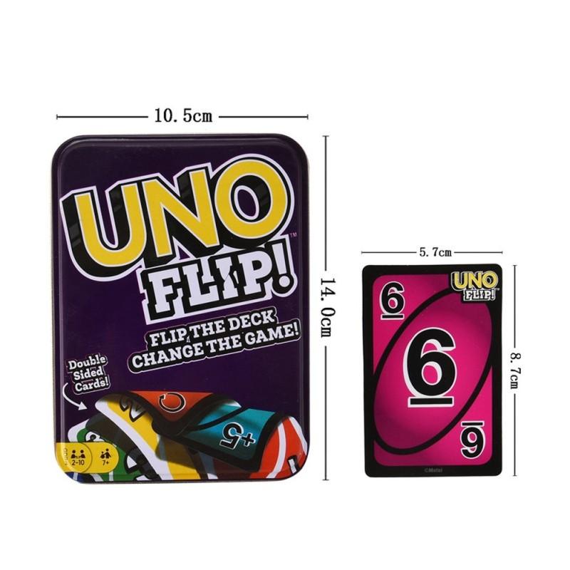 UNO Wild / UNO Flip / DOS Iron Box Game Classic
