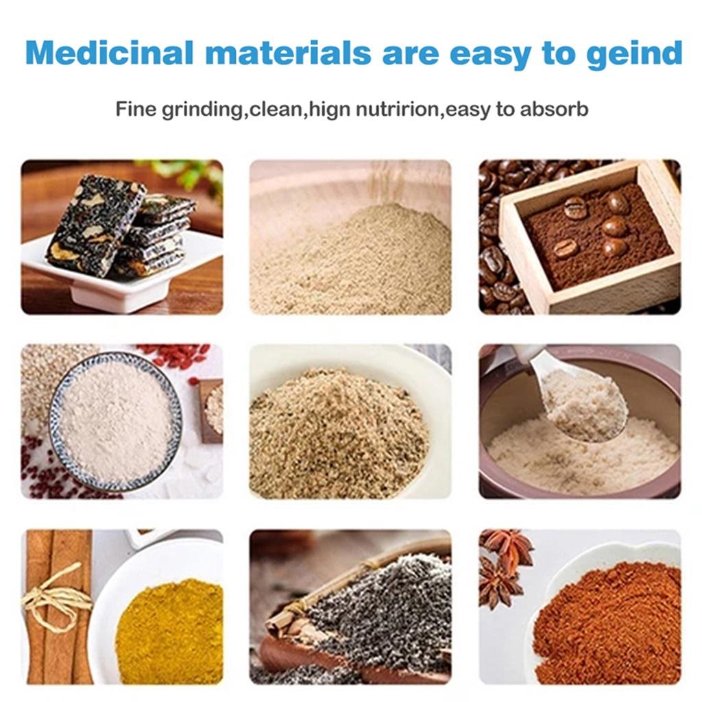 400W Electric Grains Spices Coffee Bean Dry Food Grinder Mill Grinding Machine Gristmill Home Medicine Flour Powder 12.5*18cm