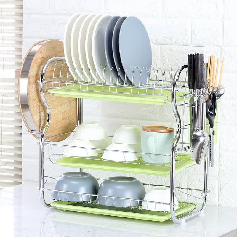 CMAOS Multi-functional Kitchen Dish Drying Storage Rack