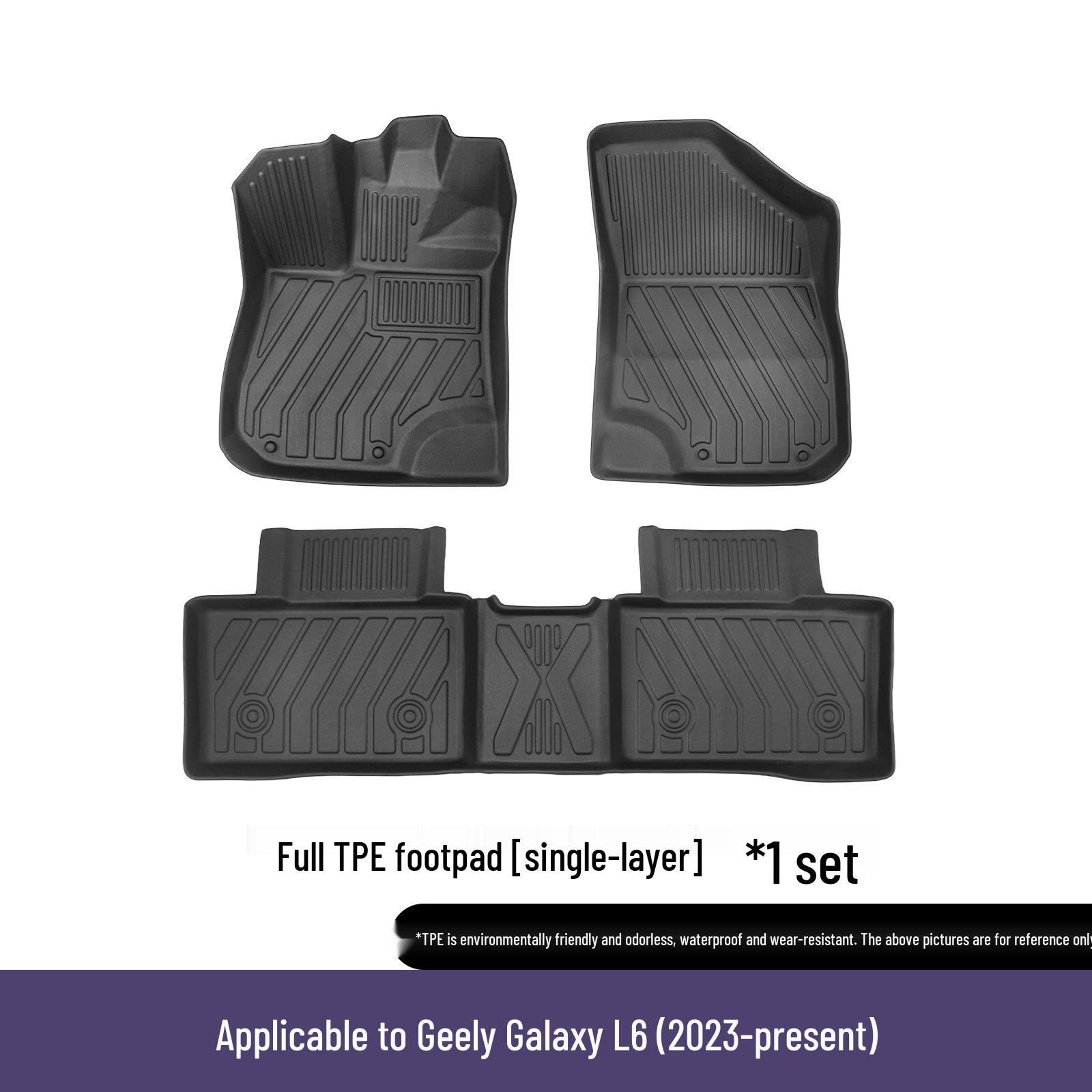 

Eco-Friendly TPE Floor Mats for Geely Galaxy L6 - All-Weather Protection