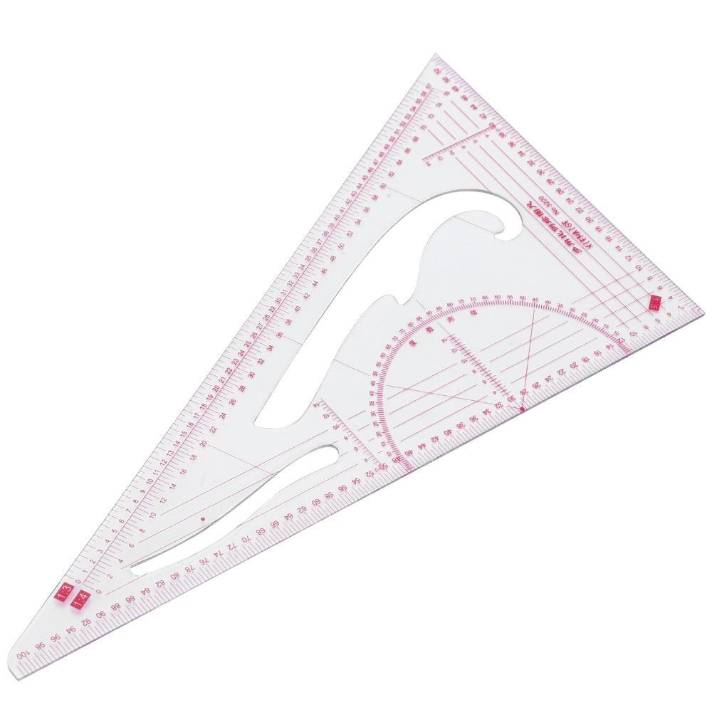 3pcs Clear Markings Garment Ruler Precise Measurement Scale Multifunctional Ruler Pattern Making