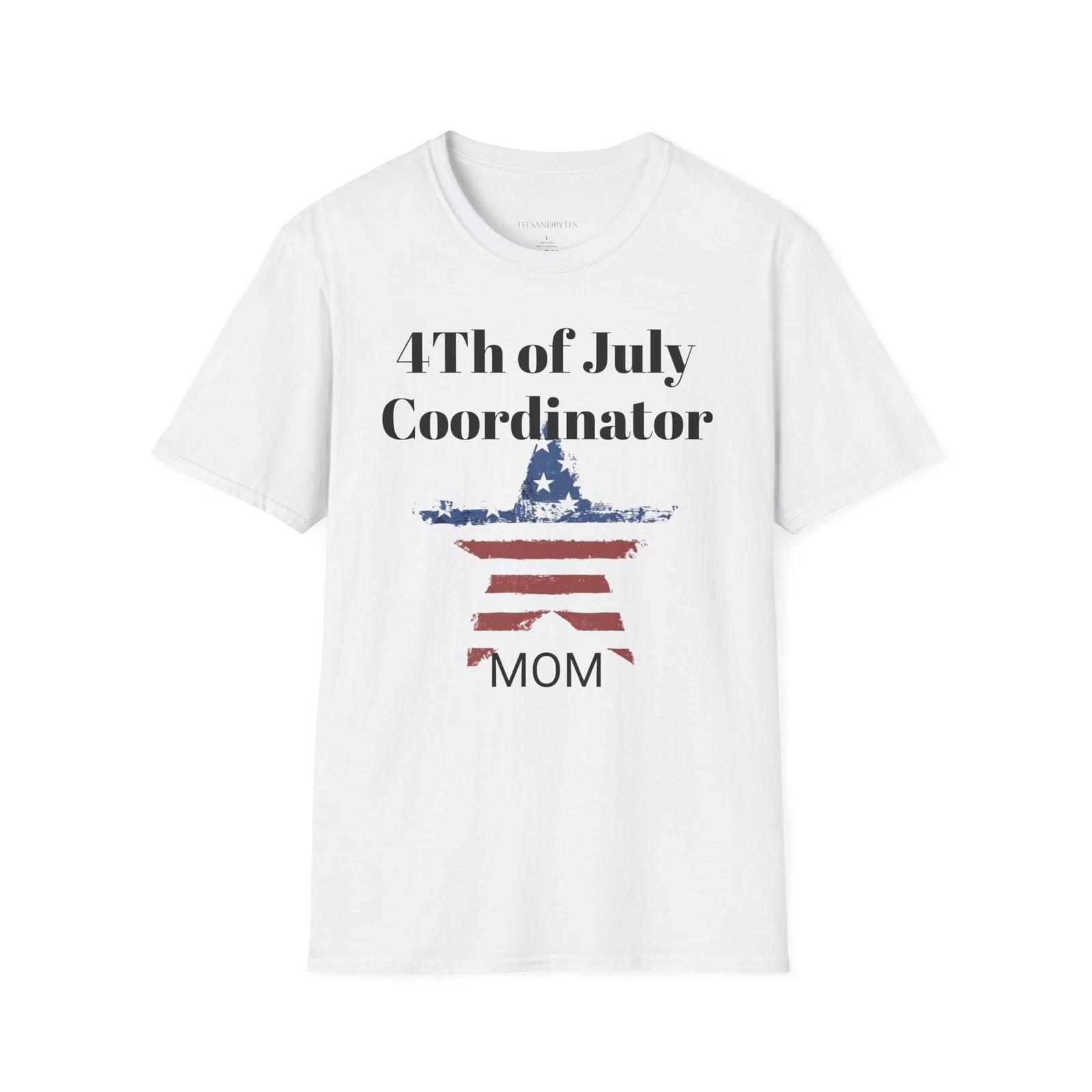 Personalized 4th of July Mom Coordinator Children s T-shirt, Patriotic Family Matching Tee 160