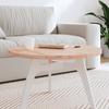 VidaXL Table Top Ø70x2.5 Cm Round Solid Beech Wood 355917