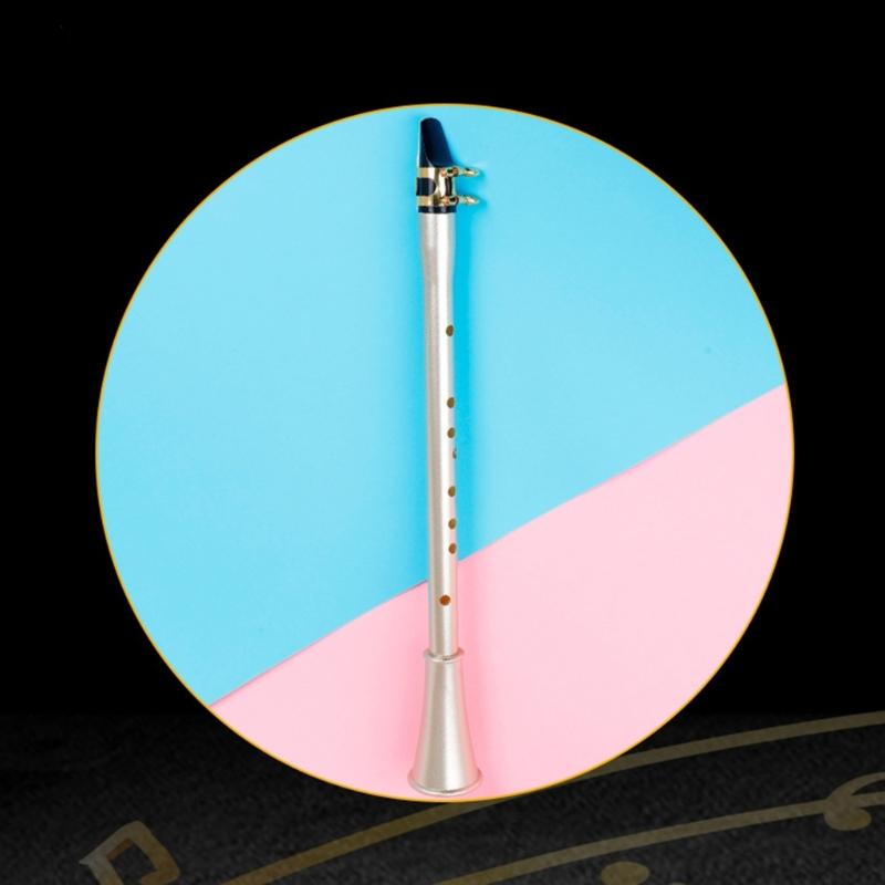 8 Hole Saxophone Mini Pocket Sax Lightweight Saxophone Portable Simple Mini Saxophone for Beginners with Carrying Bag