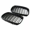 For BMW X5 E70 X6 E71 2007-2013 ABS Car Grille Front Kidney Grill Double Line Matte Black 51137157687 51137157688 51137185223