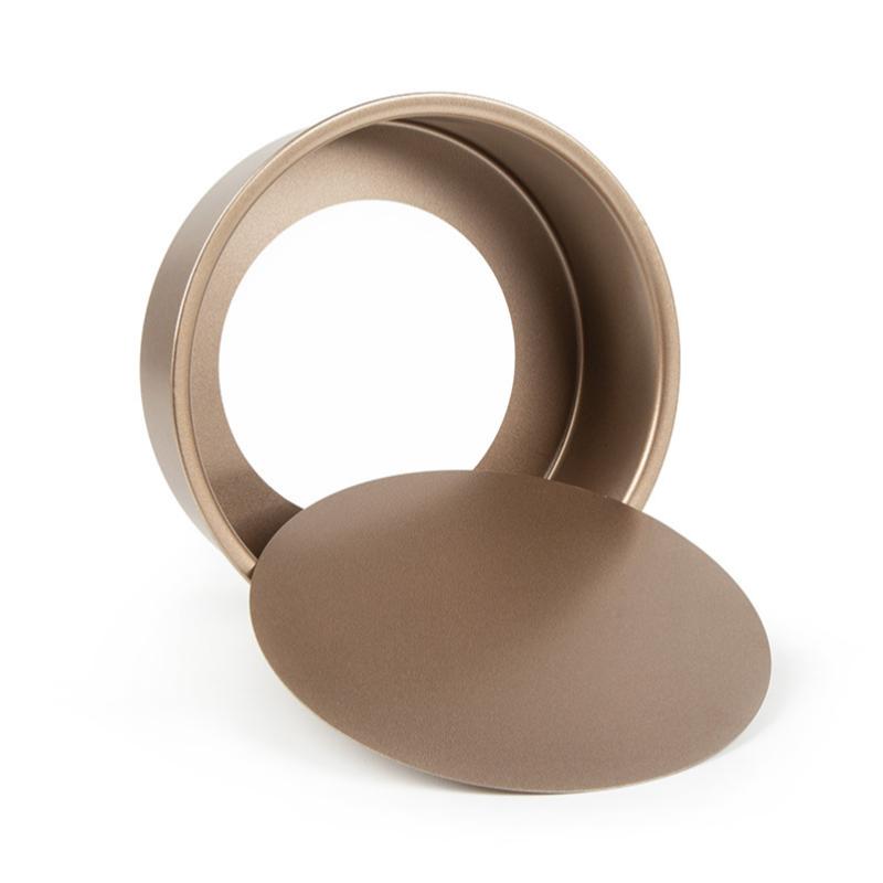 Round Cake Mold in Non-stick Aluminum Alloy with Removable Bottom Ideal for Professional Baking at Home