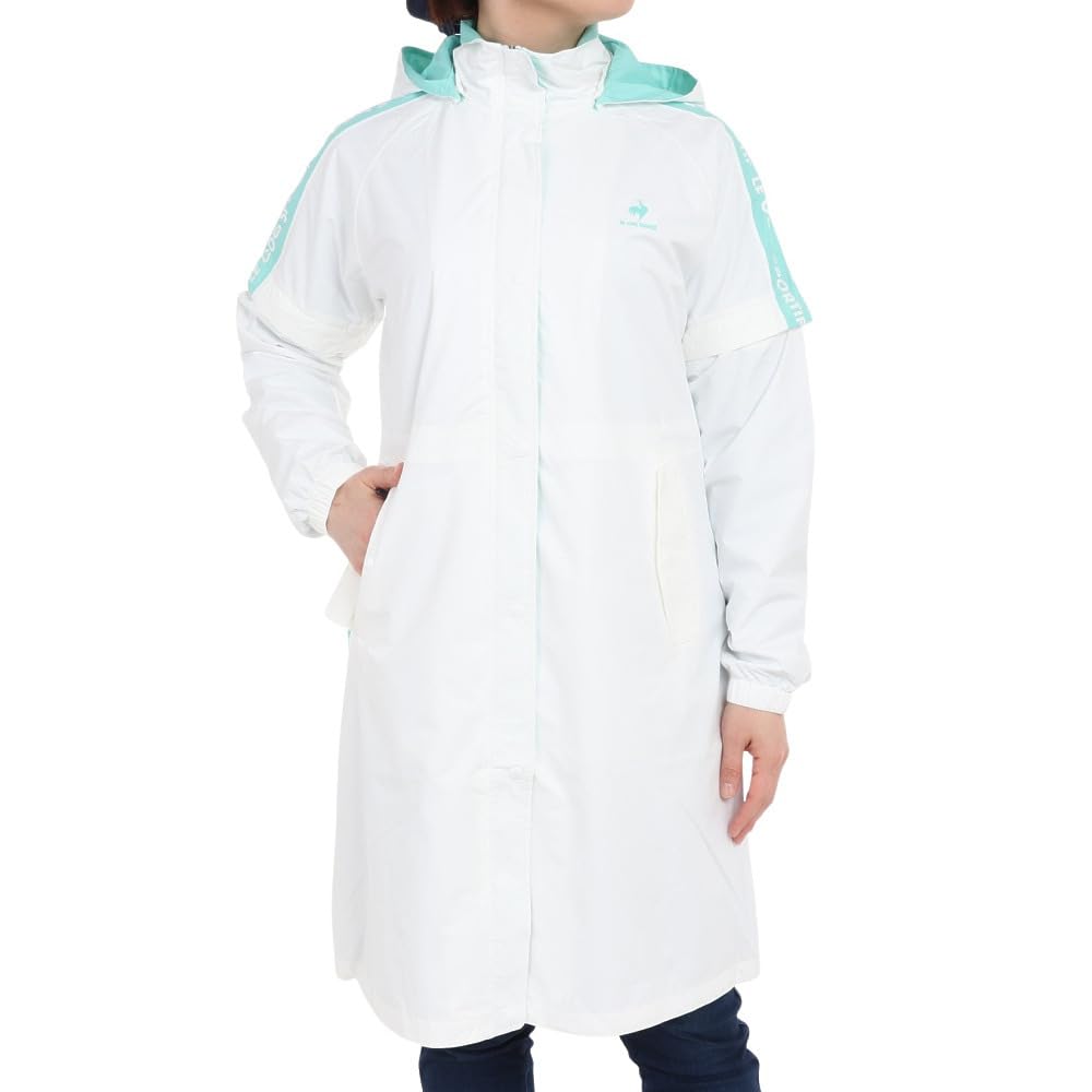 

Coq Sportif Водоотталкивающий съемный капюшон WH00 M [Le Golf] одежда, цельный тип, прочный, дышащий, рукава, хранение, стильный, милый, классический, женский