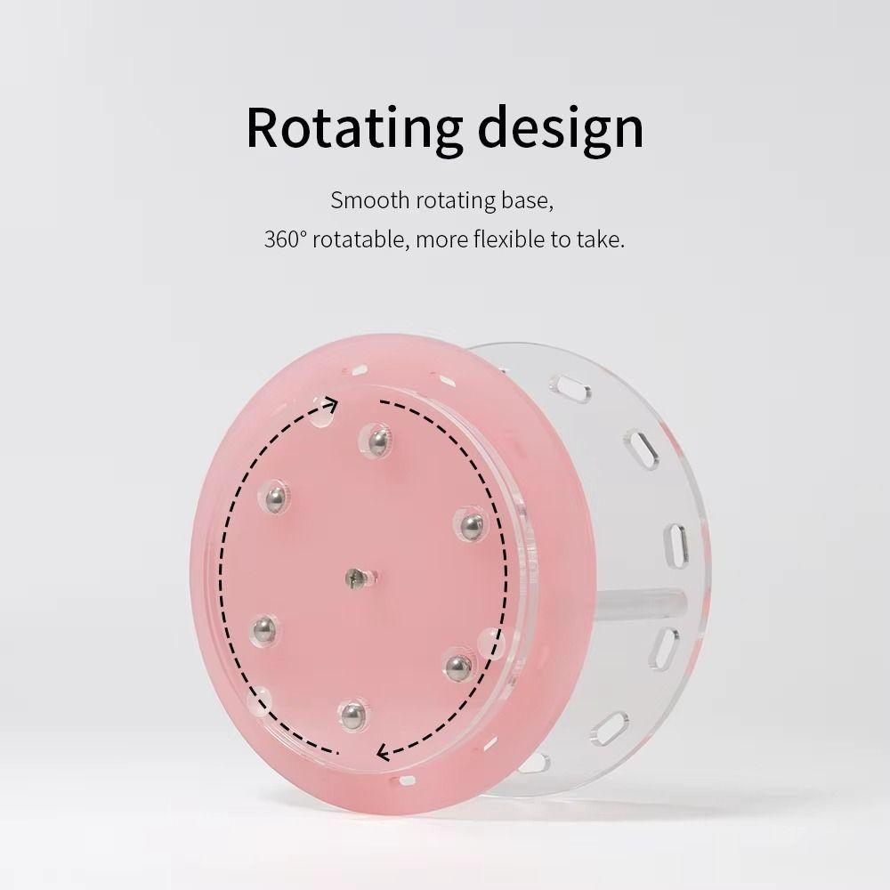 12 Holes Lash Tweezers Stand 360° Rotate Tweezer Storage Box Beauty Salon