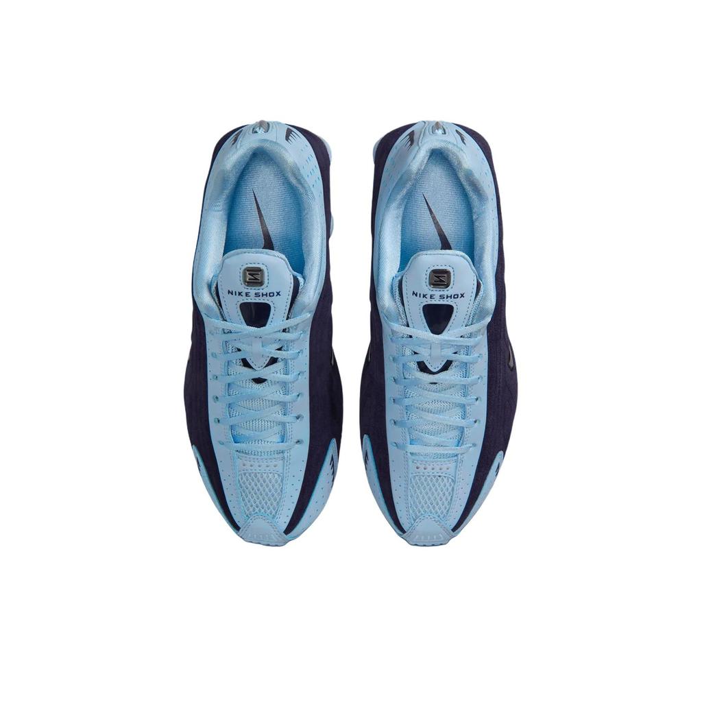 Nike Shox R4 Fashion Comfortable Breathable Running Shoes Women Sneakers Blue HQ7739-500