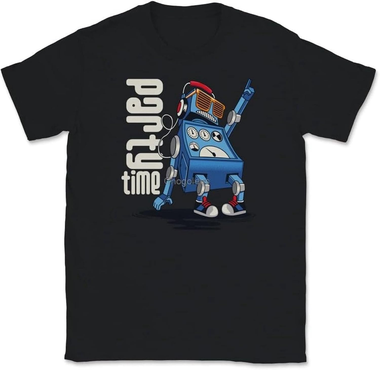 Party Time Robot Dancing Hip Hop Robotics Mens Men T Shirt S чёрный
