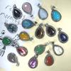Handgemaakte Schelp Hanger Met Semi-Precieuze Kristallen Voor Sieradenliefhebbers