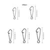 Heavy Type Fishing Swivels Buckles With Rotating Barrels Corrosions Resistant for Outdoor Angling Accessories