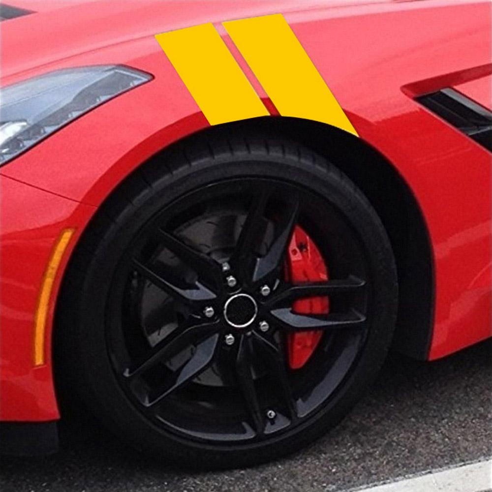 Car Reflective Stickers Wheel on Fender Waterproof Safety Warning Reflective Tape Car Decals Automobiles Decoration Accessories