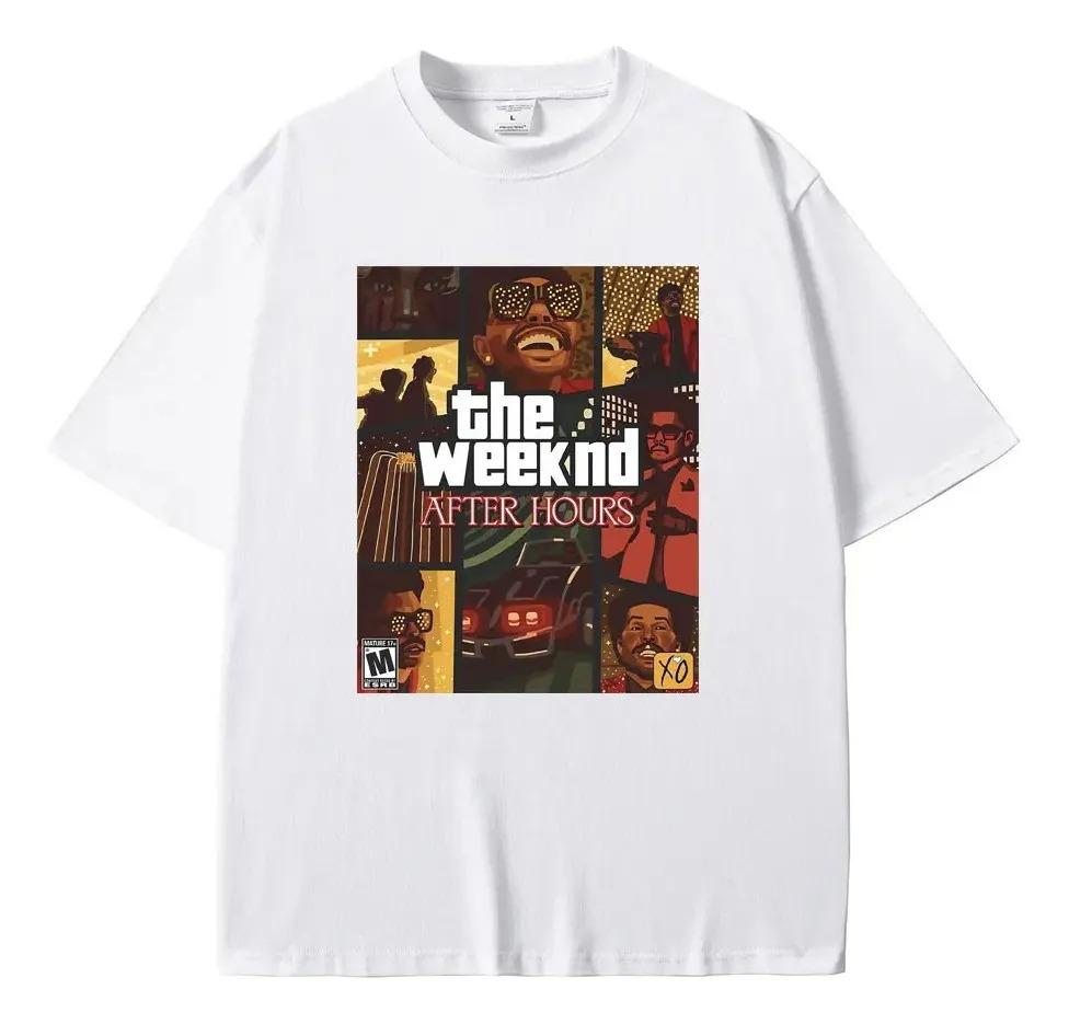 The Weeknd Beauty Behind the Madness Broken Portrait Retro Graphic Unisex Casual TShirt for RB Pop Fans Women And Men Tshirt