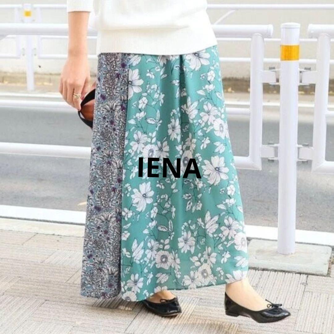 IENA Flower Print Washable Skirt M