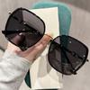 CLLOIO Polygonal Large Frame Prescription Reading Sunglasses Summer Travel Beach Driving Myopia Glasses Women Luxury Eyeglasses