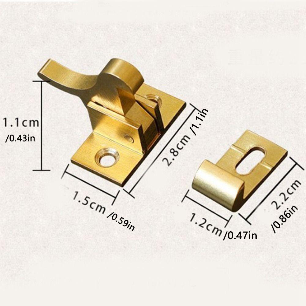 Low Noise Door Elbow Buckle Home Improvement Door Catch Retro Bird Latch Lock  Window
