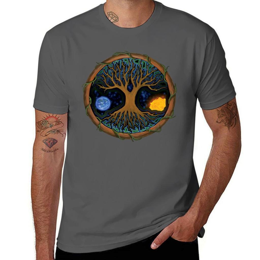 Astral Tree of Life TShirt Casual Pattern Print Tee Shirt