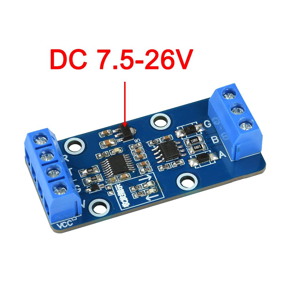 RS232 To RS485 Converter Module Serial Port Converter Module Converts RS232 Signals To RS485 Signals for PLC Communication