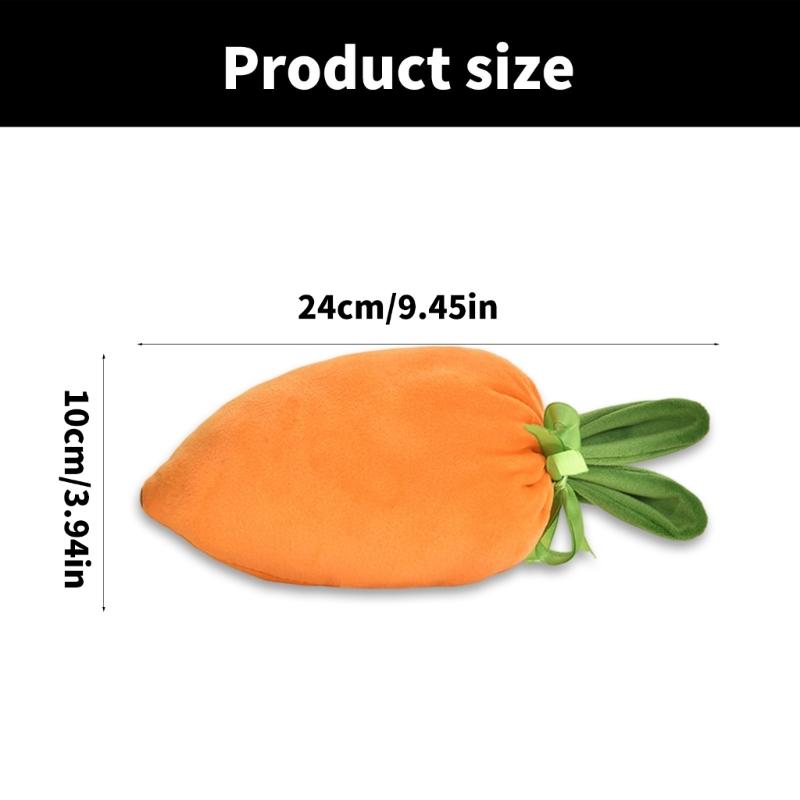 5Pieces Carrot Snack Box Present Bag Carrot Theme Candy Box Carrot Celebration Box Suitable for Treats and Candy