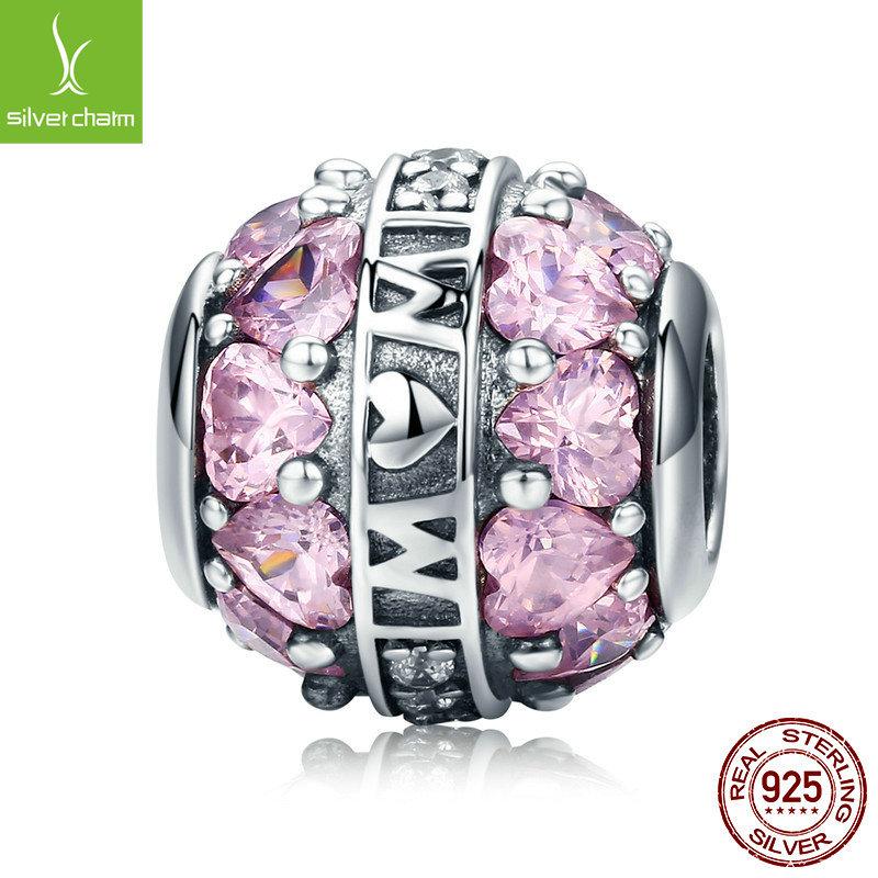 Warm Mother'S Day S925 Silver Beads Collection Picture, Mother'S Love English Lettering Diy Bracelet Beads
