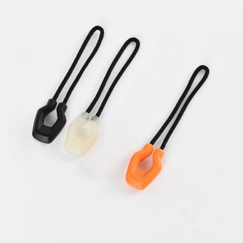 6PCS Universal Backpack Zipper Lanyard Multi-Purpose Anti Loss Luminous Purse Handbag Zipper Pulls Cord Replacement for Outdoor Sports Accessories