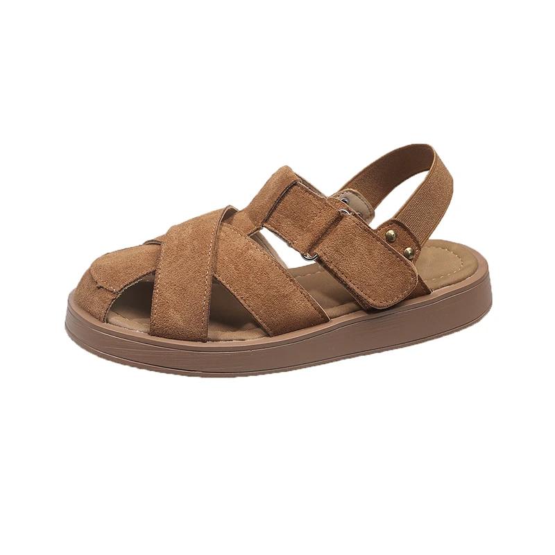 Fashion Summer New Trend Women's Sandals Fashion Luxury Design Flat Sports Sandals Casual and Comfortable Beach Thick Soled Roman Shoes