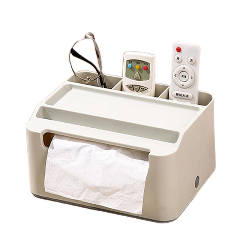 Cutie de șervețele Suport pentru șervețele Depozitare telecomandă Organizator de birou Multifuncțional Recipient pentru diverse Depozitare Acasă