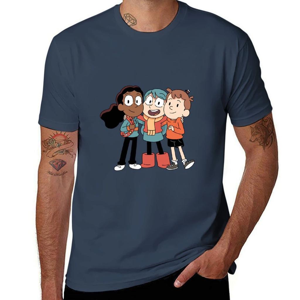 Hilda And The Gang Hilda Tshirt Basic Solid Color Short Sleeve Tshirt